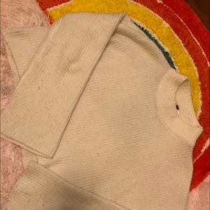 Cropped turtleneck sweater